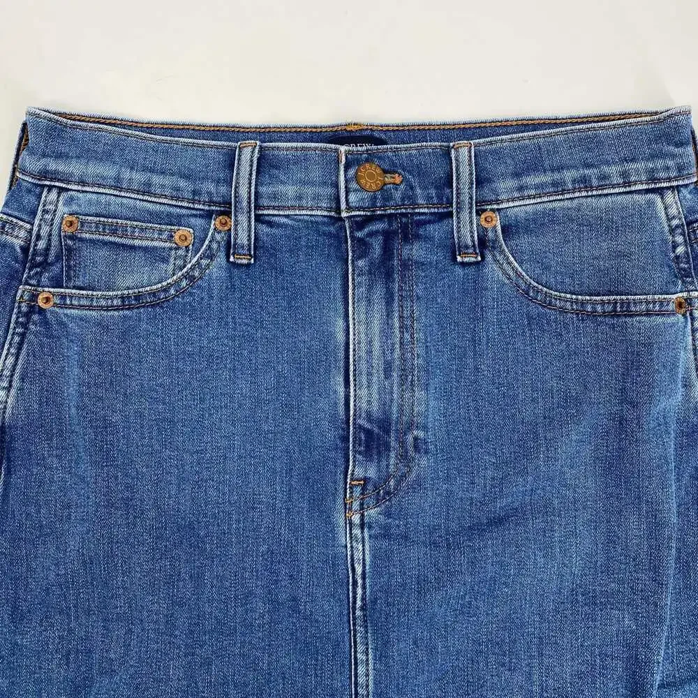 J. Crew Denim Skirt | Knee-Length, Cotton, Women’s Size 4